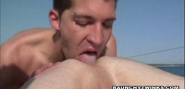  Sail Boat Horny Twinks Fucking